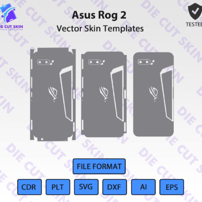 Asus Rog 2 Skin Template Vector