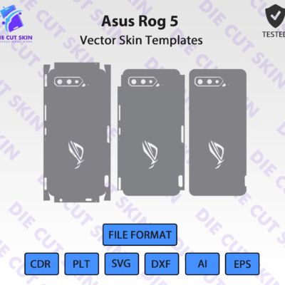 Asus Rog 5 Skin Template Vector