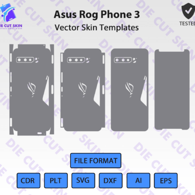 Asus Rog Phone 3 Skin Template Vector
