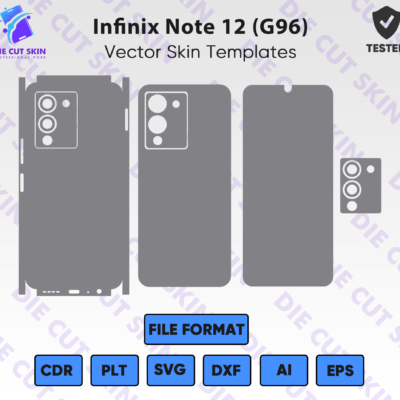 Infinix Note 12 (G96) Skin Template Vector