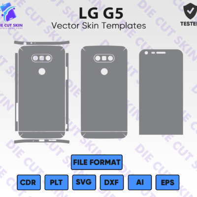 LG G5 Skin Template Vector