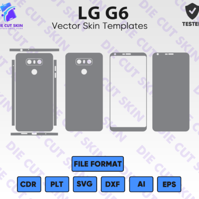 LG G6 Skin Template Vector
