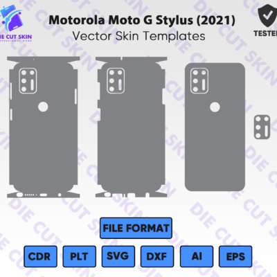 Motorola Moto G Stylus (2021) Skin Template Vector