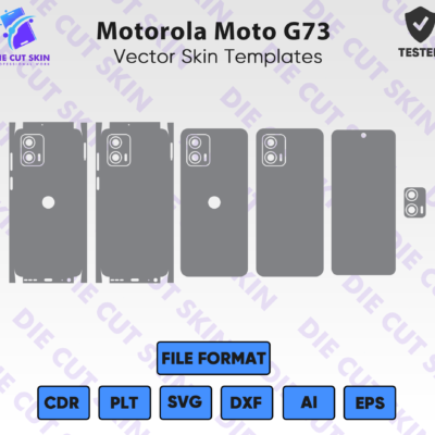 Motorola Moto G73 Skin Template Vector