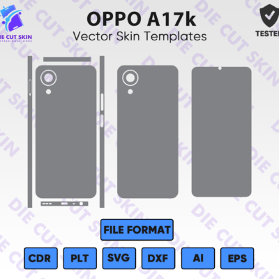OPPO A17K Skin Vector Template