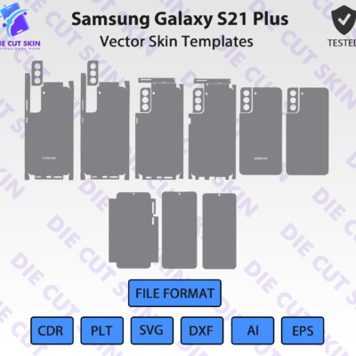 Samsung S21 Plus Skin Template Vector