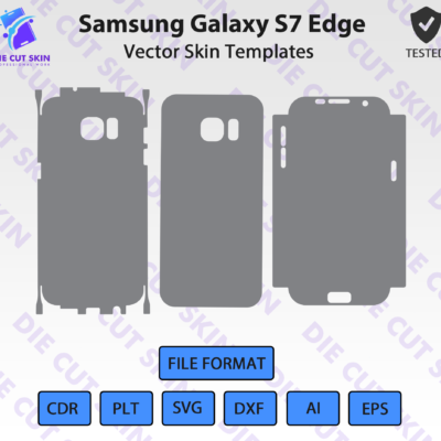 Samsung Galaxy S7 Edge Skin Template Vector