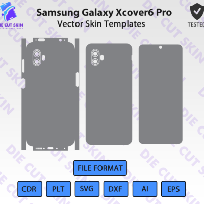 Galaxy Xcover6 Pro Skin Template Vector