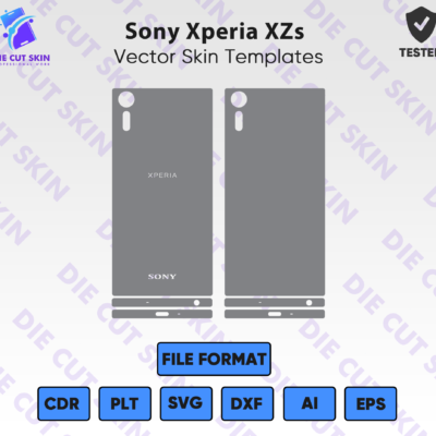 Sony Xperia XZs Skin Template Vector