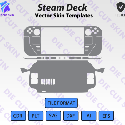 Steam Deck Skin Vector Template