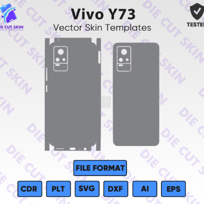 Vivo Y73 Skin Template Vector