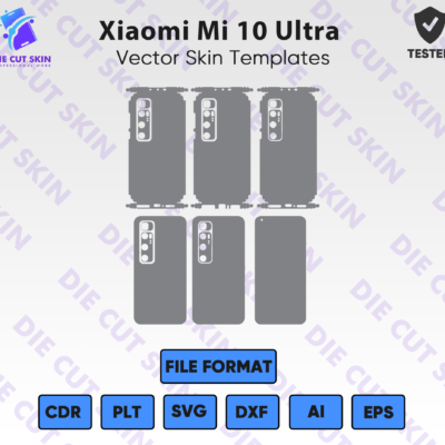 Xiaomi Mi 10 Ultra Skin Template Vector