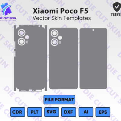 Xiaomi Poco F5 Skin Template Vector