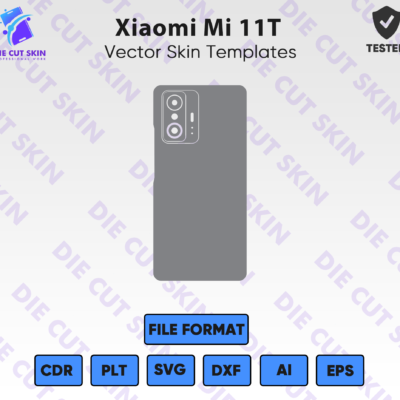 Xiaomi Mi 11T Skin Template Vector