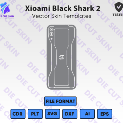 Xiaomi Black Shark 2 Skin Template Vector