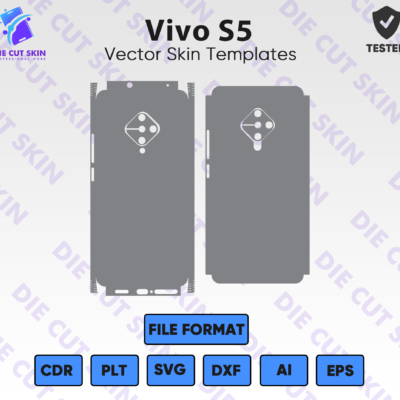 VIVO S5 Skin Template Vector