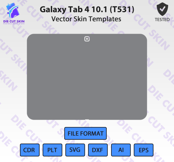 Galaxy Tab 4 10.1 T531 Die Cut Skin