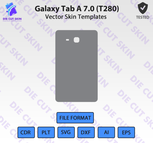 Galaxy Tab A 7.0 T280 Die Cut Skin