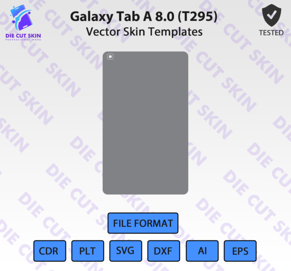 Galaxy Tab A 8.0 T295 Die Cut Skin