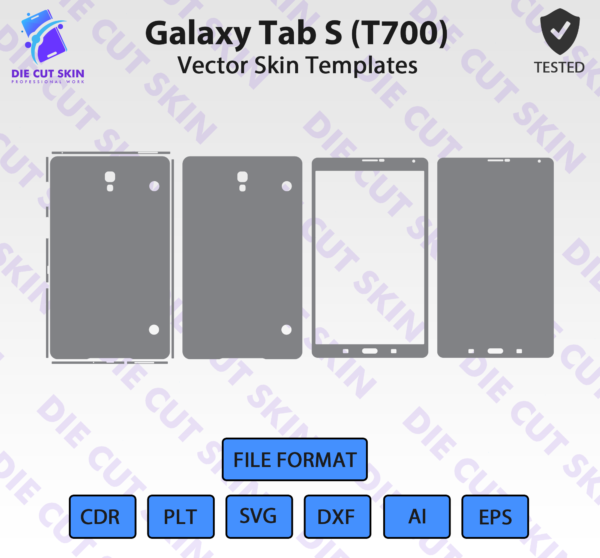 Galaxy Tab S T700 Die Cut Skin