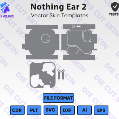 Nothing Ear 2 Skin Template Vector