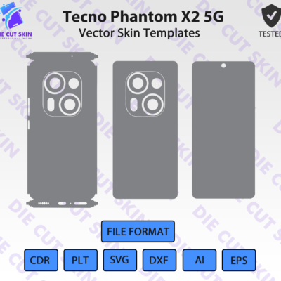 Tecno Phantom X2 5G Skin Template Vector