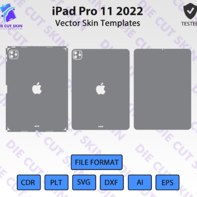 iPad Pro 11 2022 Skin Template Vector