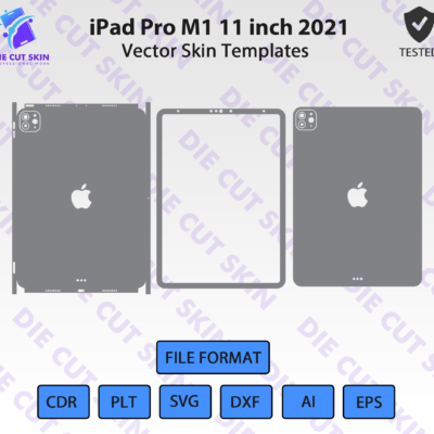 iPad Pro M1 11 inch 2021 Skin Template Vector