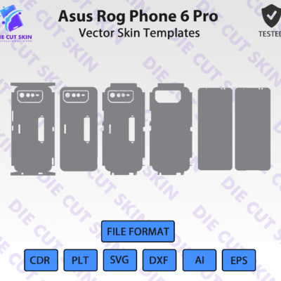 Asus Rog Phone 6 Pro Skin Template Vector