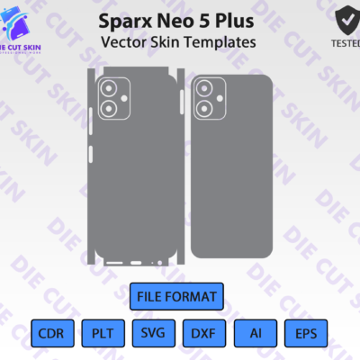 Sparx Neo 5 Plus Skin Vector Template