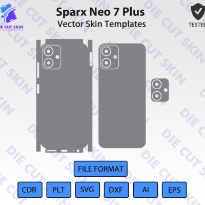 Sparx Neo 7 Plus Skin Template Vector