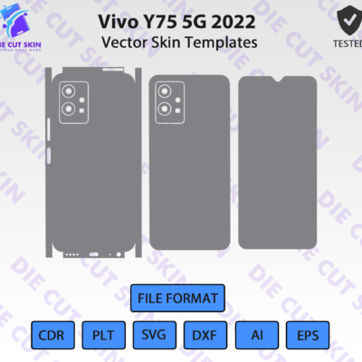 Vivo Y75 5G 2022 Skin Template Vector
