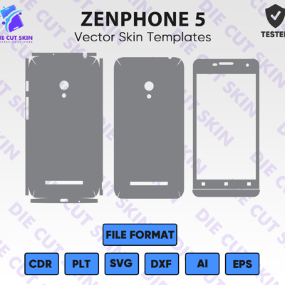 ZENPHONE 5 Skin Template Vector