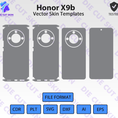 Honor X9b Skin Template Vector