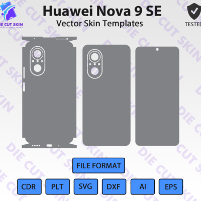 Huawei Nova 9 Se Skin Template Vector