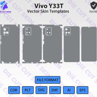 Vivo Y33T Skin Template Vector