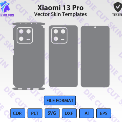 Xiaomi 13 Pro Skin Template Vector