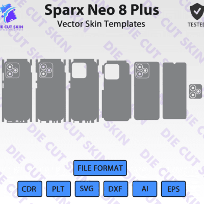 Sparx Neo 8 Plus Skin Template Vector